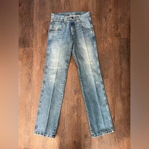 Wrangler Jeans Men's straight leg 29 x 36 Retro Relaxed Fit Medium Wash WRT30AT